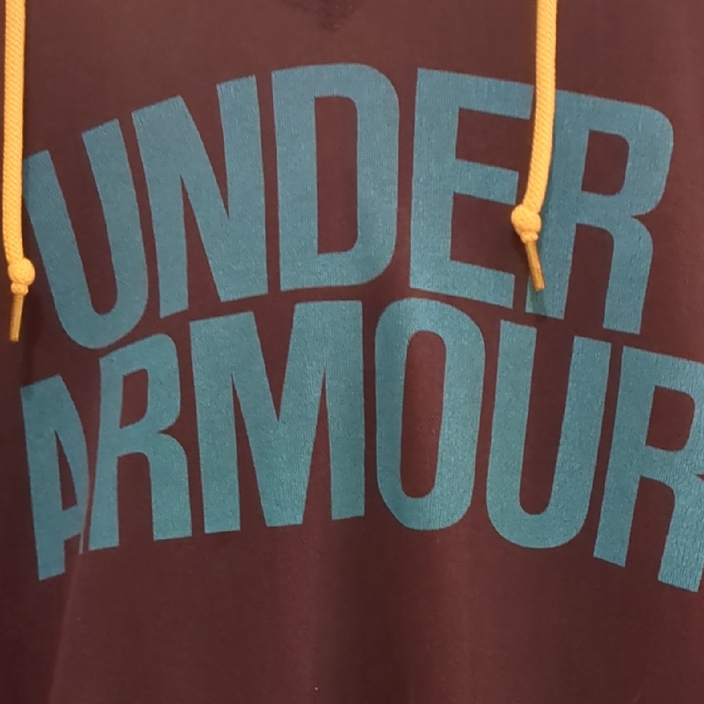 Under Armour Purple Hoodie with Blue Logo